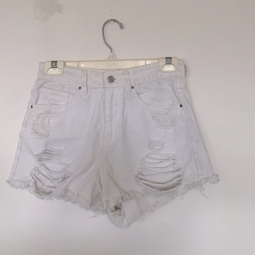 Pacsun mom white shorts